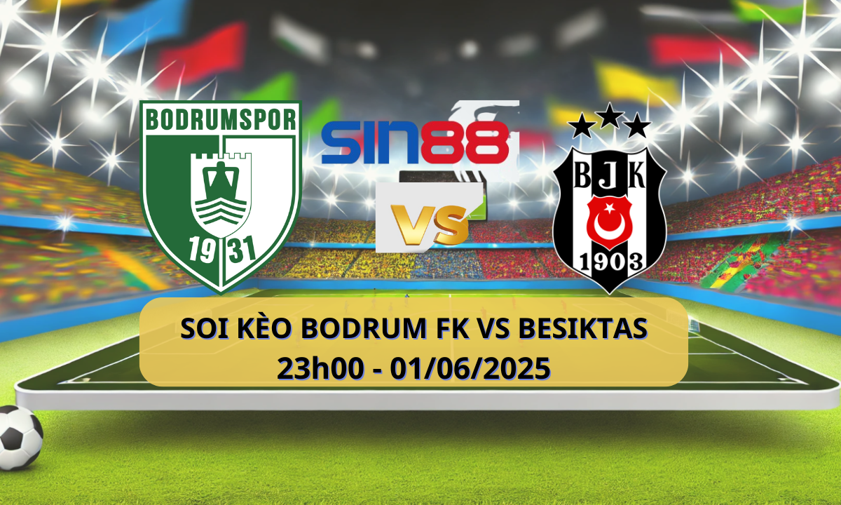 Áp phích trận đấu Bodrumspor và Besiktas, sử dụng làm nền cho banner trận đấu LMHT.